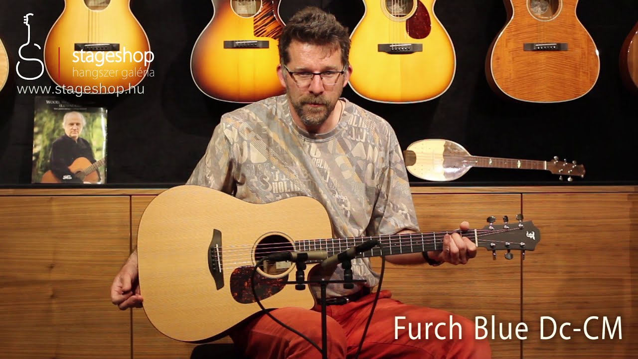 Furch Blue Dc-CM acoustic guitar demo in Stageshop