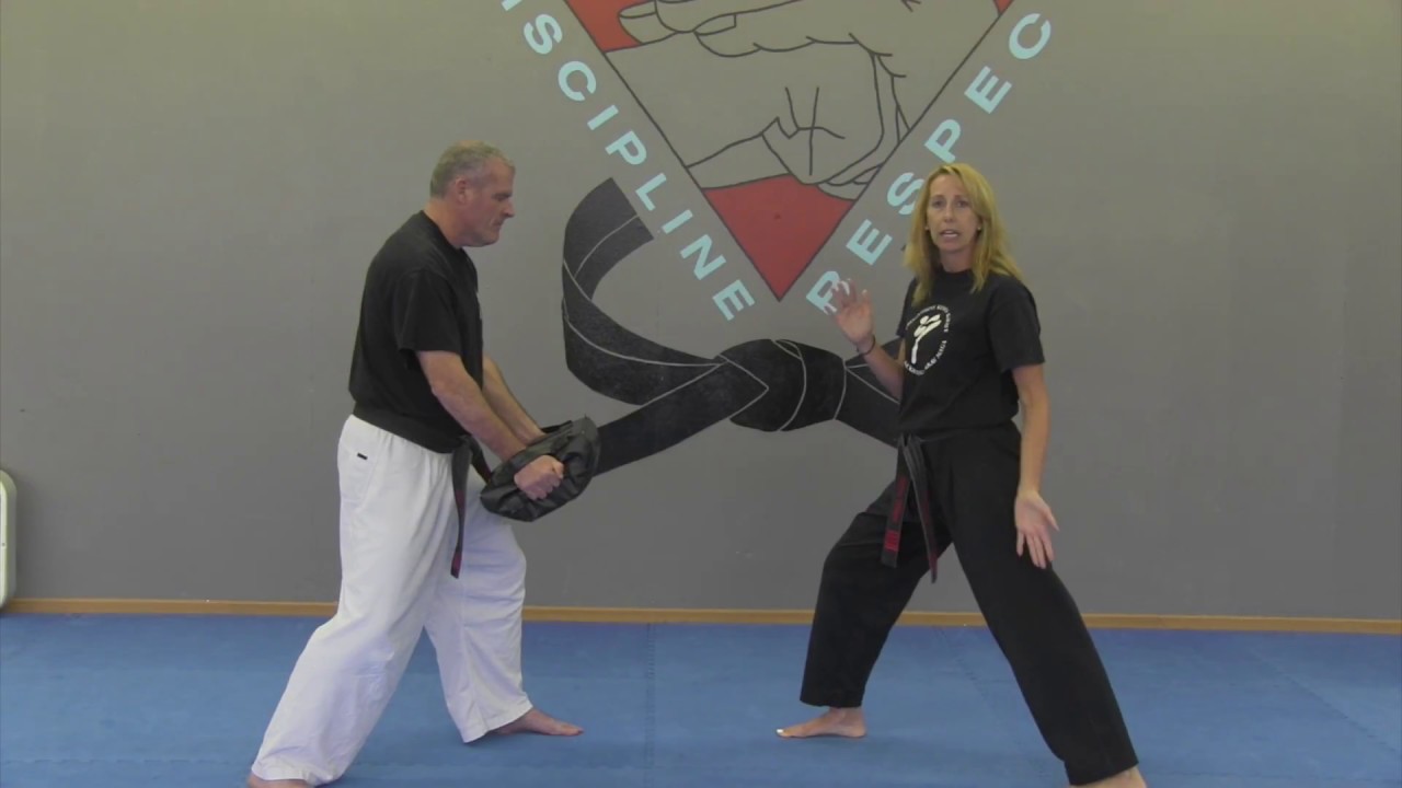 Front kick to the groin