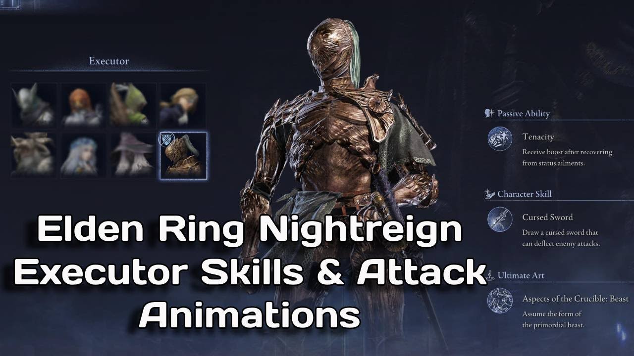 Elden Ring Nightreign Animations [Executor Skills + Attack Animations]