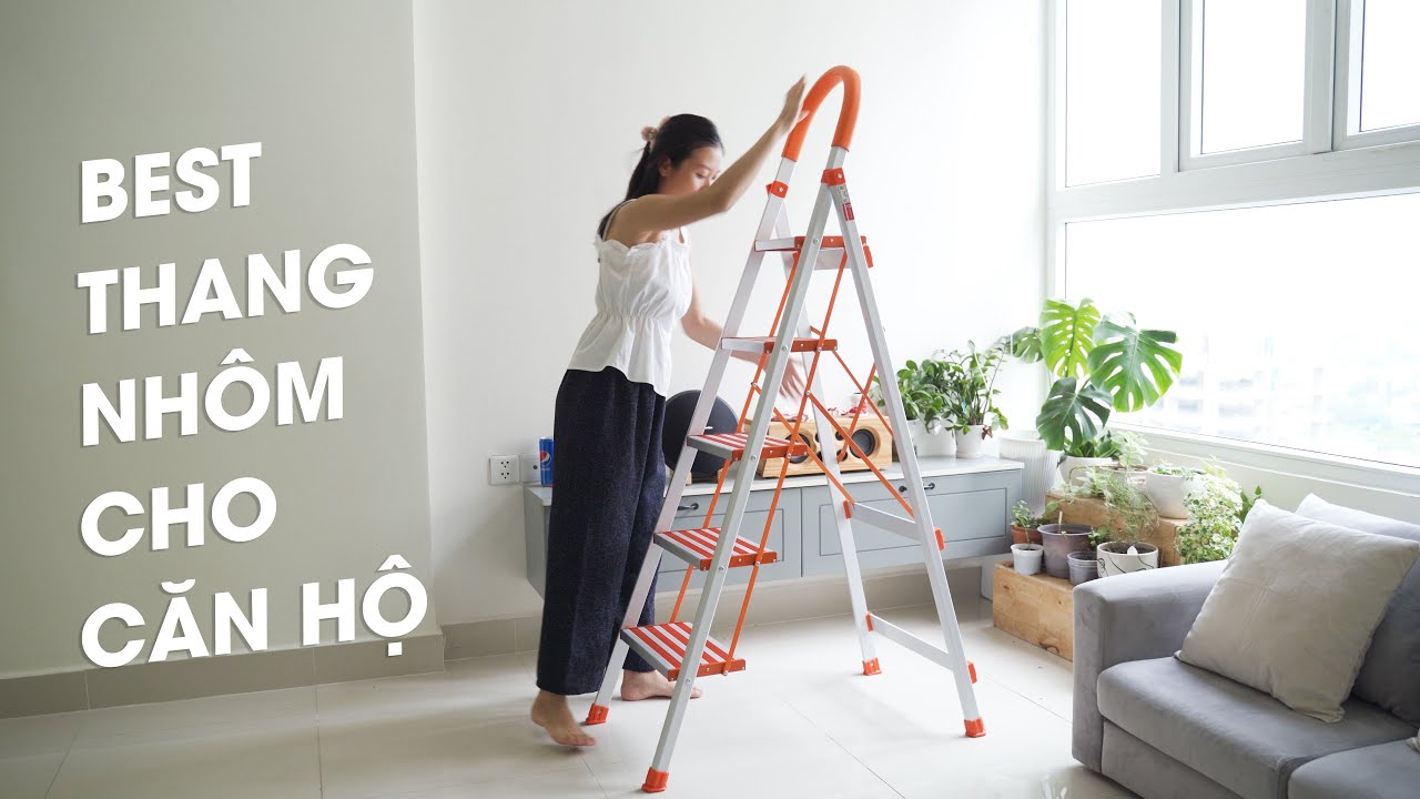 Thang Nhôm Ghế - Best Cho Căn Hộ, Thay Bóng Đèn, Thắp Nhang Cực Tiện - NIKAWA NKA-05