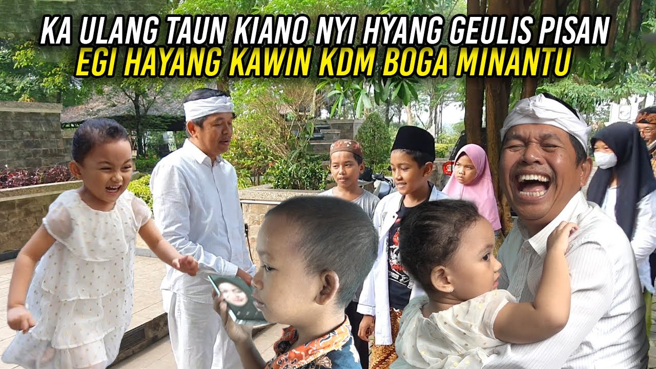 NYI HYANG CANTIK PAKE BAJU PILIHAN AYAH DEDI HADIRI ULTAH KIANO | EGI PENGEN NIKAHI TEH TITA