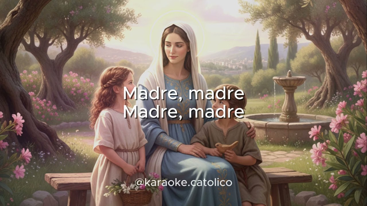 Junto a ti Maria (Canto Mariano) Pista instrumental - KARAOKE CATOLICO