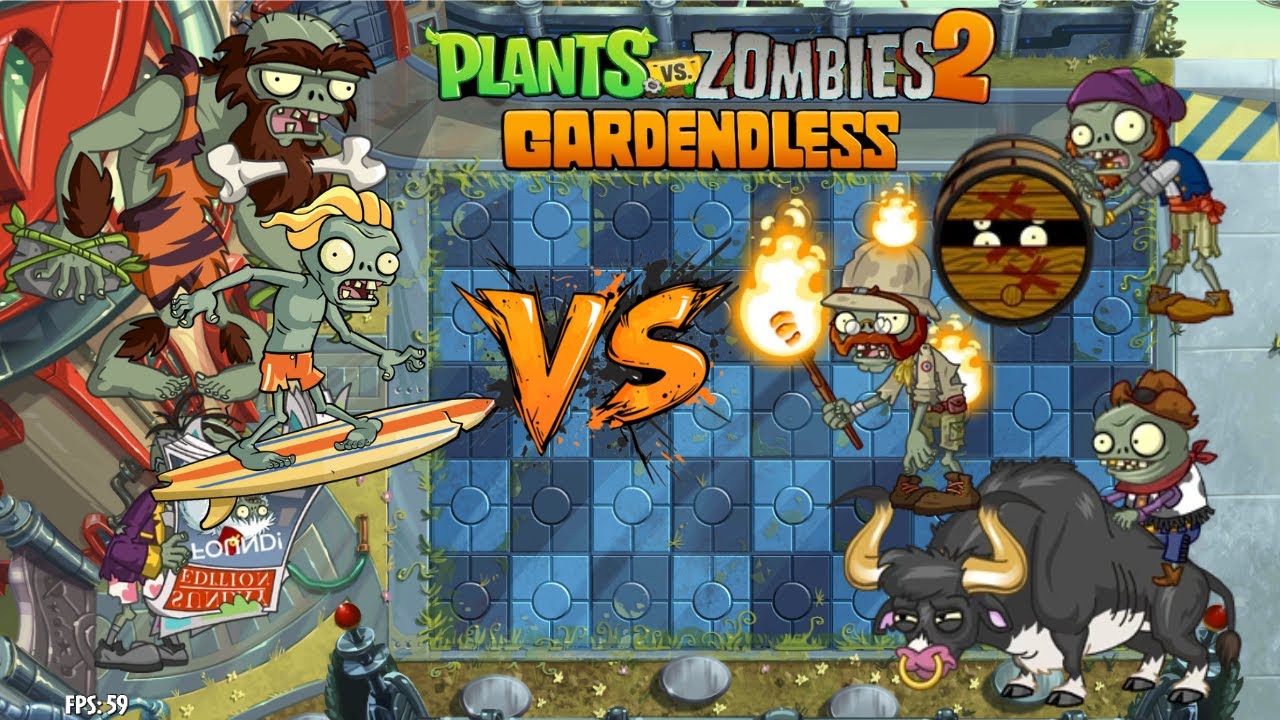 Rockpunher Sunday Edition Beach Surfer vs Barrel Zombie Redeo Bull Torchlight Zombie