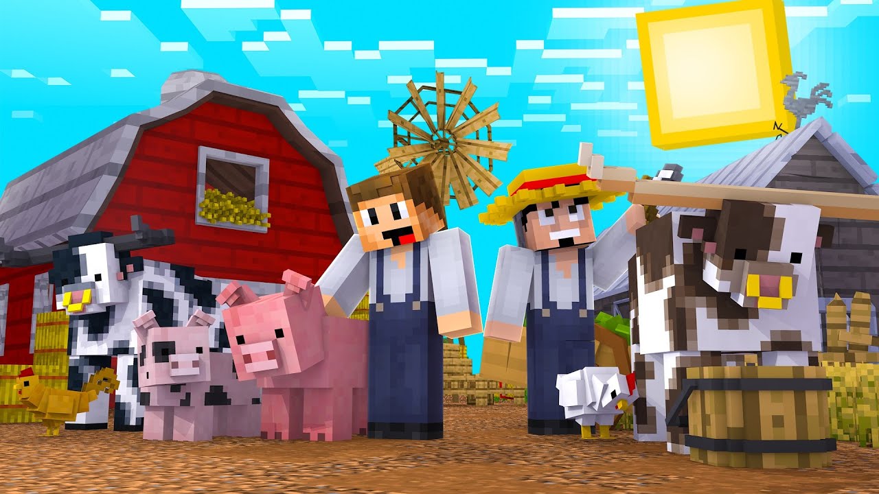 LOKI & CORUJA EM UM DIA NA FAZENDA NO MINECRAFT !!