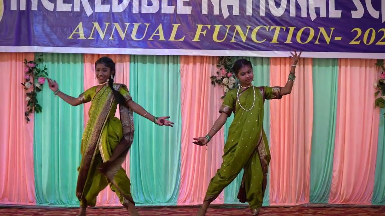 Apsara Aali | Dance by Two Apsaras ✨#apsaraali #incrediblenationalschool #annualfunction #dance 