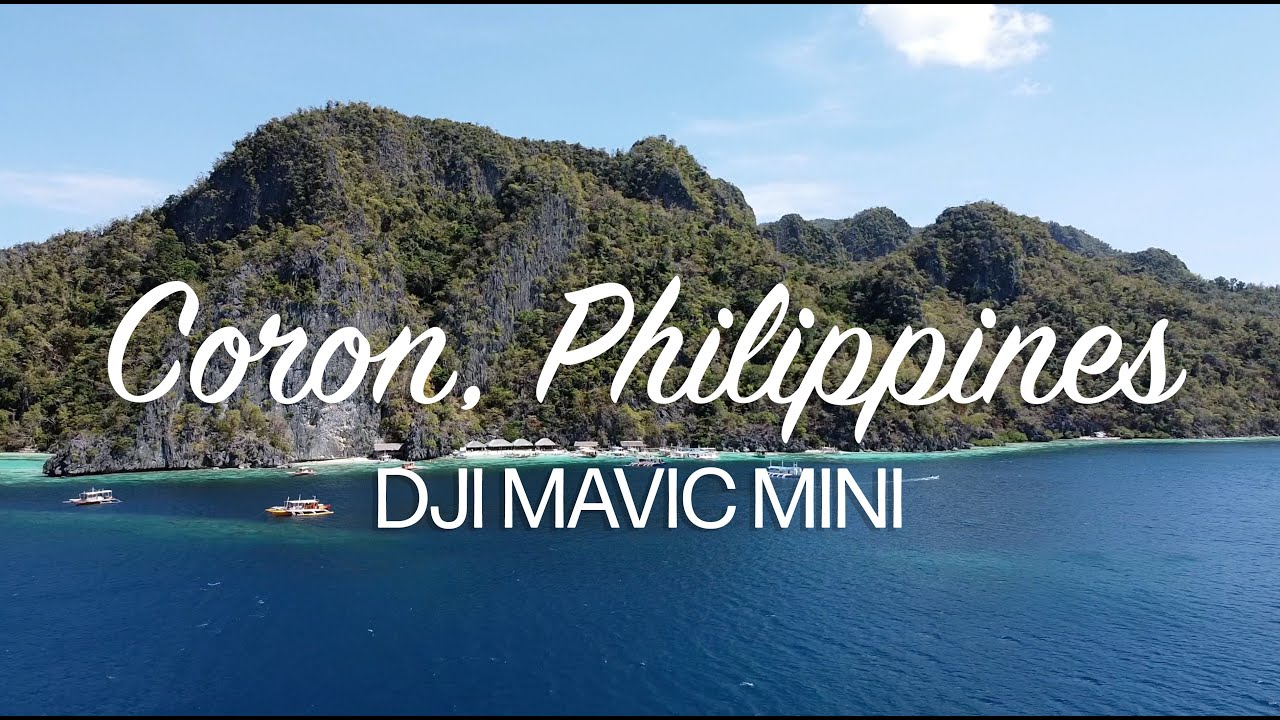 Coron Island from above | DJI Mavic Mini