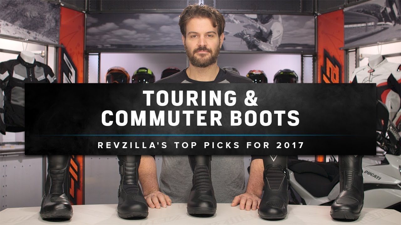Best Motorcycle Touring & Commuting Boots 2017 at RevZilla.com