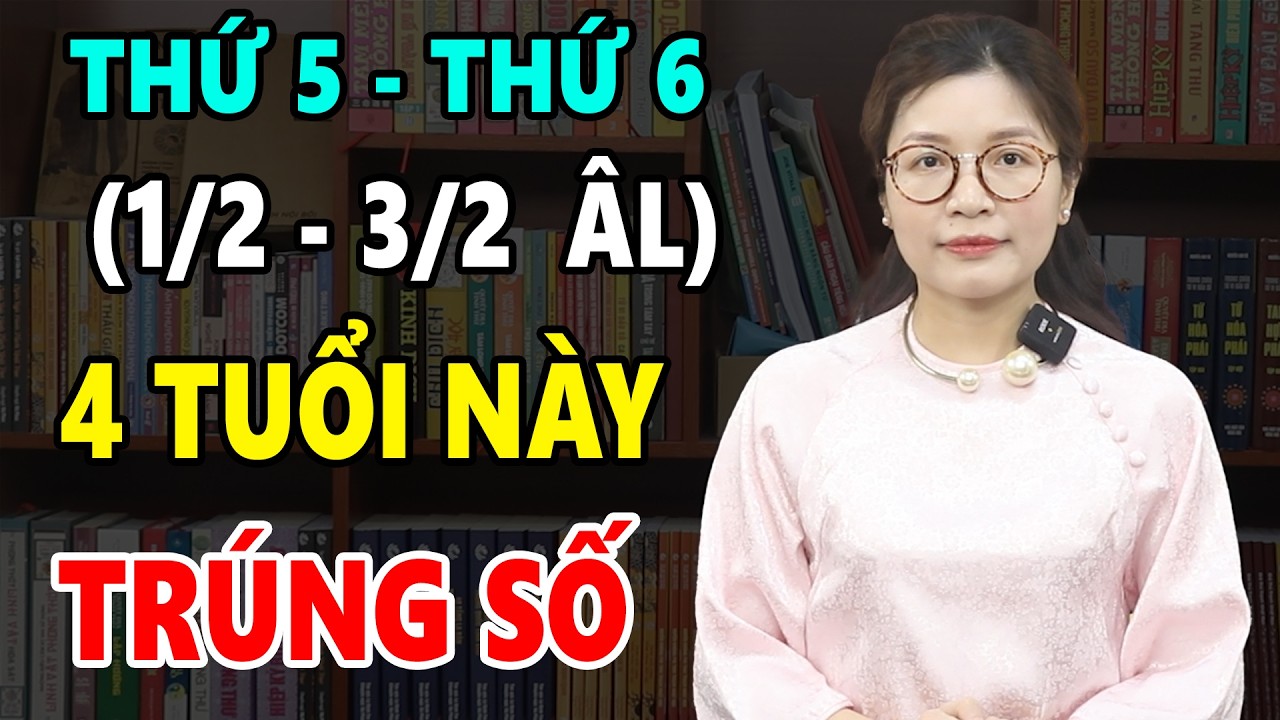 Đúng 2 ngày tới (1/2–2/2 âm lịch), 4 con giáp tài lộc thăng hoa, cơ hội vàng liên tiếp!