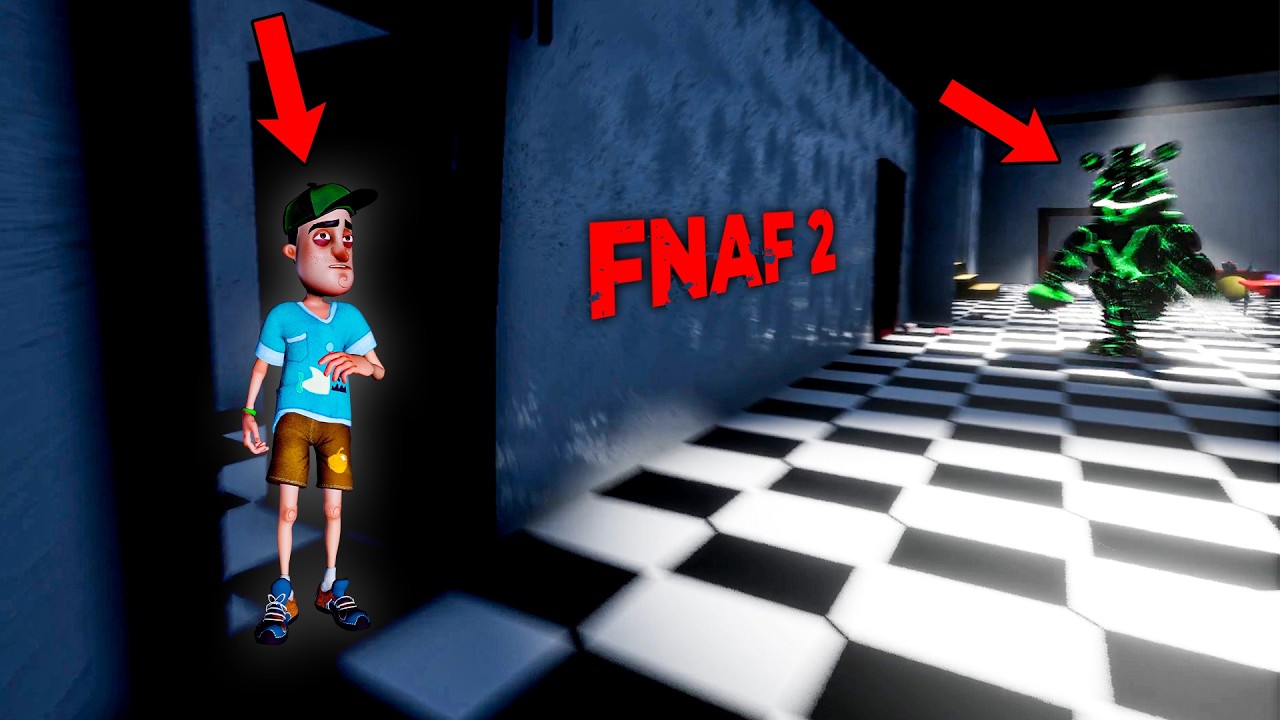 HALLOWEEN FREDBEAR FNAF 2'DE | Hello Neighbor Mod