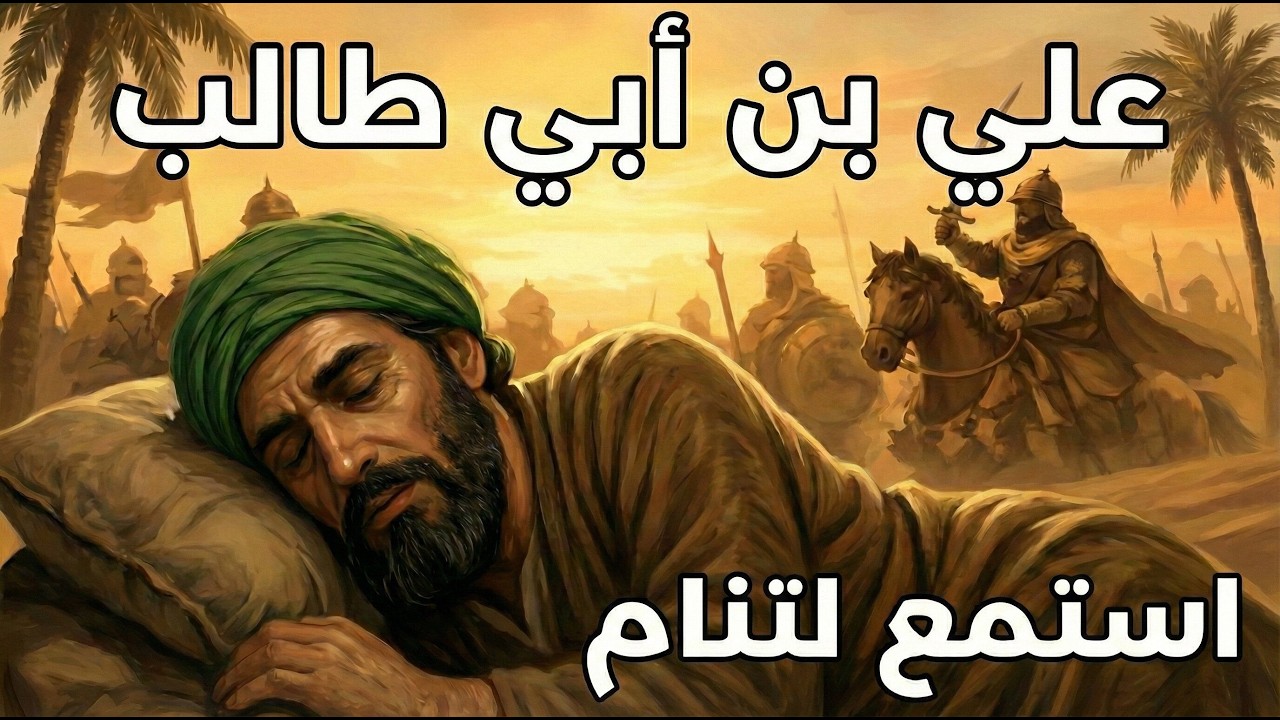 ضع سماعاتك وأرح قلبك 🎧 سيرة الإمام علي بن أبي طالب كاملة.. هدوء وراحة نفسية للنوم العميق