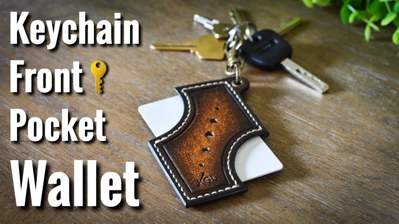 Making The Slimmest Front Pocket Leather Wallet - Leather Craft - EDC