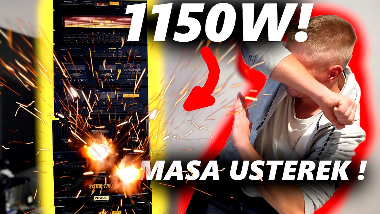 WIDZ WYSŁAŁ MI DWIE WIEŻE Z POTEŻNYMI KOŃCÓWKAMI MOCY ! | 2x SHARP SYSTEM 7700 #1