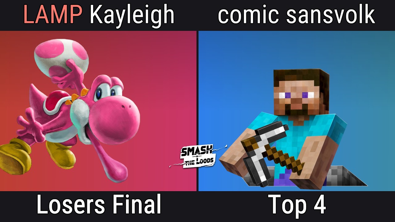 Smash in the loods 25: Kayleigh (Yoshi) vs Comic sansvolk (Steve)