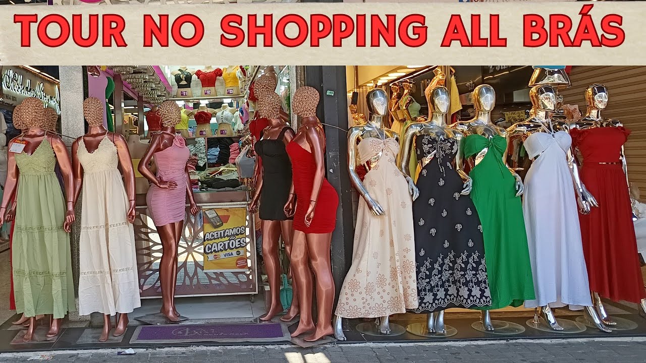 🛍️TOUR NO SHOPPING ALL BRÁS, SEGUNDO VÍDEO, MUITAS  ROUPAS BARATAS E NA PROMOÇÃO
