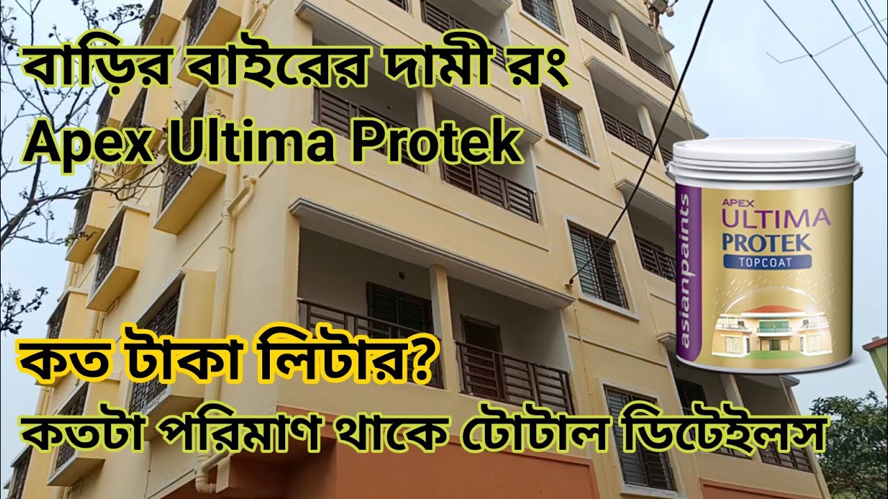 Apex ultima Protek top coat price list। Exterior paint price। Best exterior paint unboxing 2024