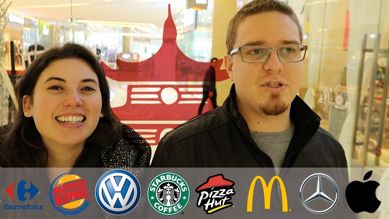 Marcas Internacionais na China e seus nomes