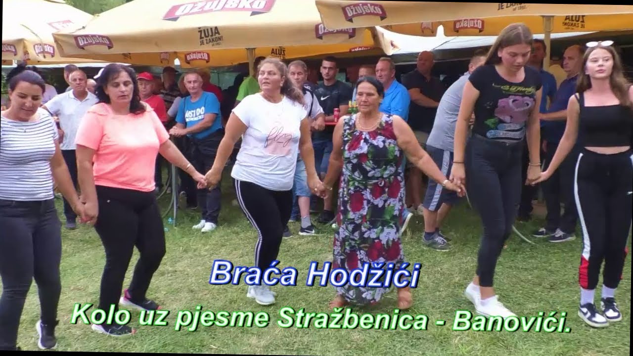 Naj duže kolo okolo uz pjesme. Stražbenica. Muzika:  Braća Hodžići.