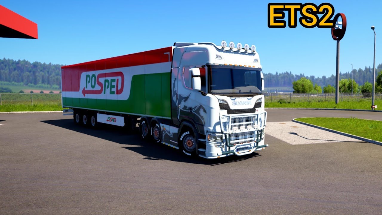 ETS2 Prague To Nuremberg 251Km Delivery Controller Gameplay