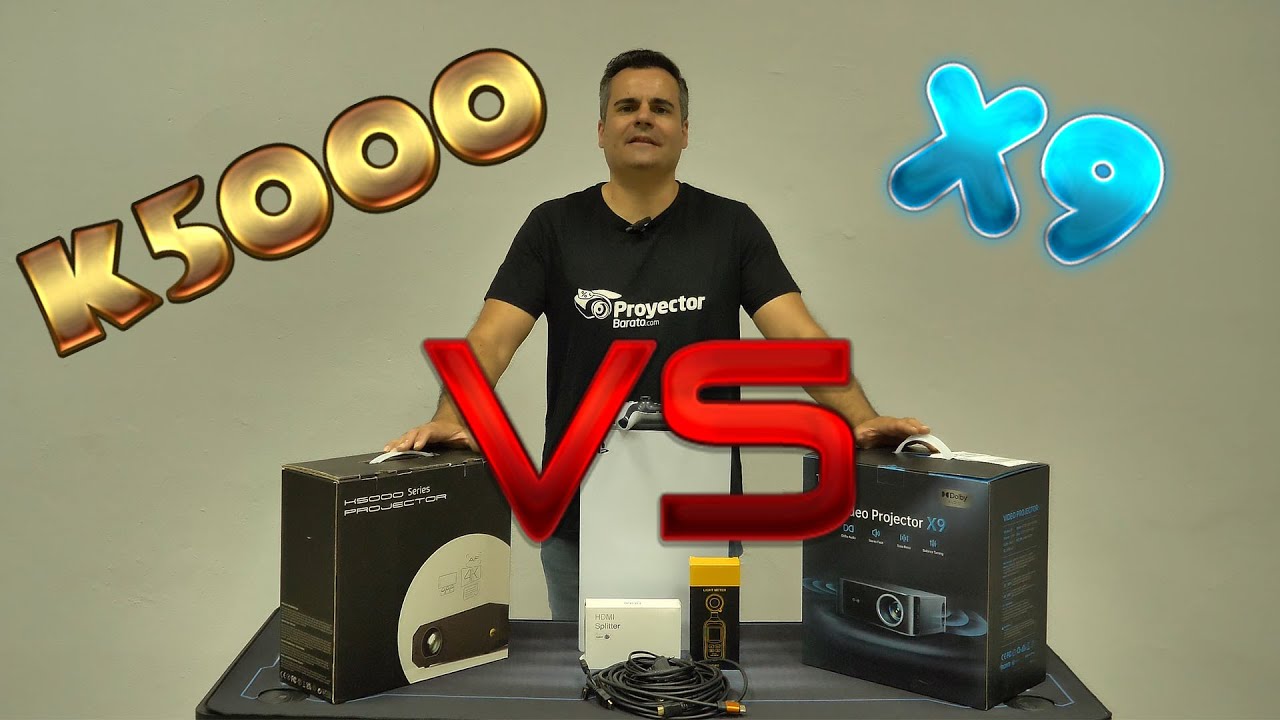Toptro X9 VS Unicview K5000 COMPARO estos proyectores al DETALLE