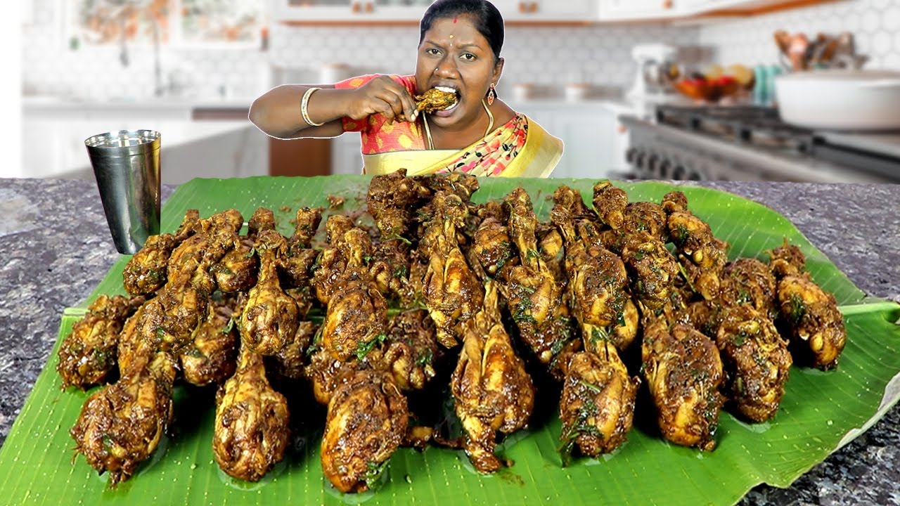 EXTREME SPICY PEPPER CHICKEN LEGS EATING SHOW IN TAMIL FOODIES DIVYA // EATING COMPETATION