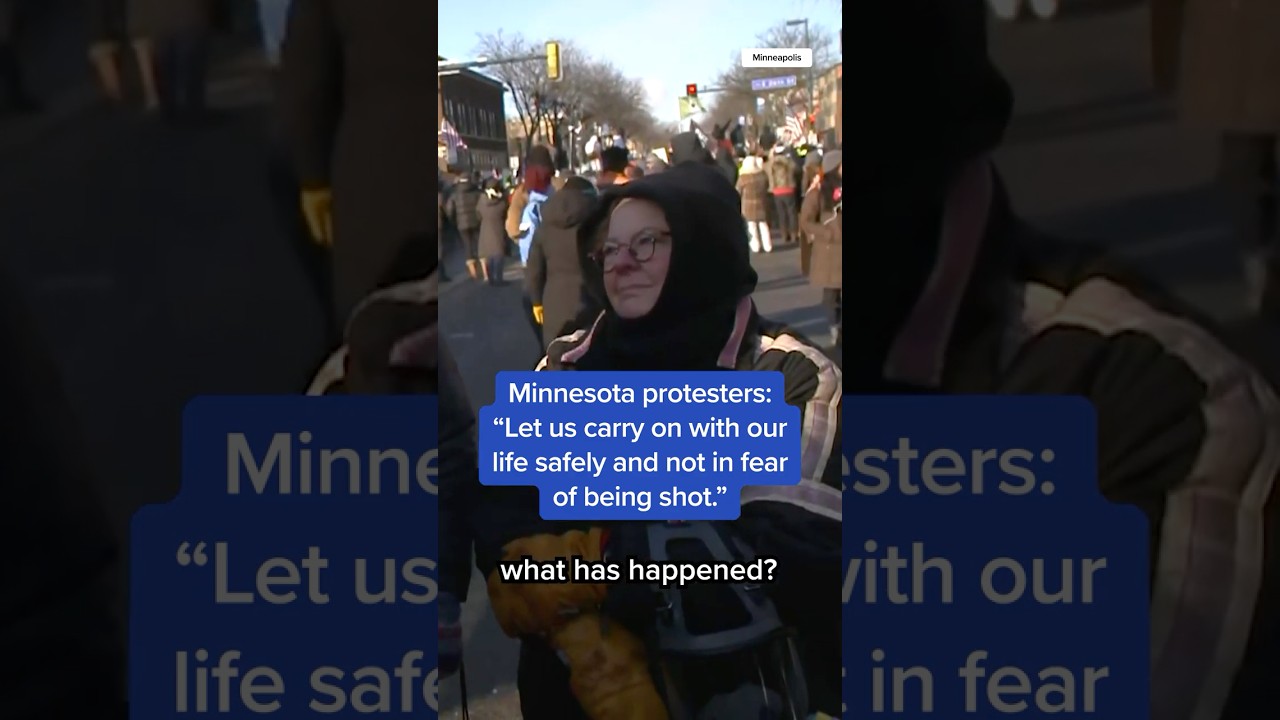 Minnesota protesters: "Let us carry on with our life safely and not in fear of being shot.”