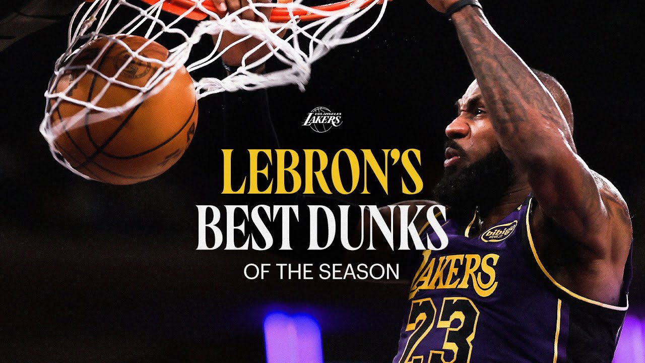LeBron's BEST Dunks | '24 - '25 Regular Season