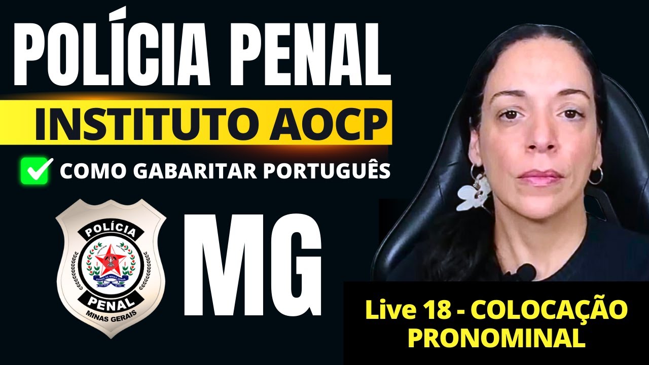 ✅ Como GABARITAR Português Na Polícia Penal | COLOCAÇÃO PRONOMINAL | Português para concursos