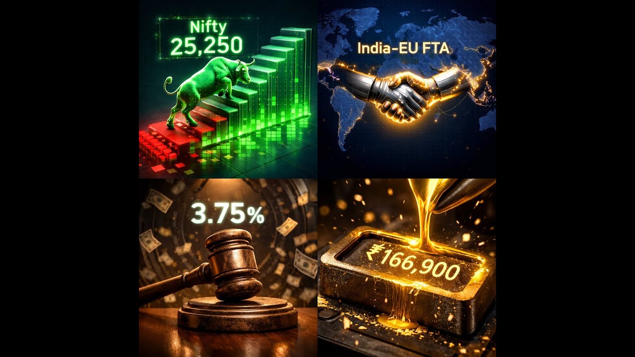 Sensex & Nifty Recovery: 3 Reasons Behind the Bounce | Economic Survey 2026 Analysis | 29 Jan