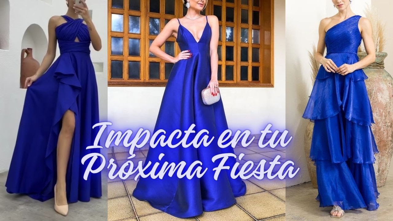 Azul Rey Majestuoso Vestidos para Invitadas Perfectas🌼Majestic Royal Blue Dresses for Perfect Guests