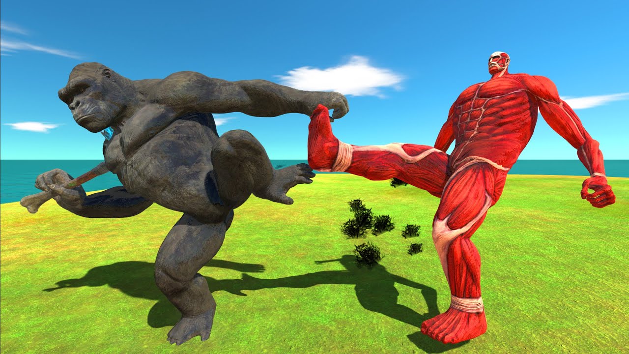 infinity Battle | Colossal Titan vs King Kong - ARBS