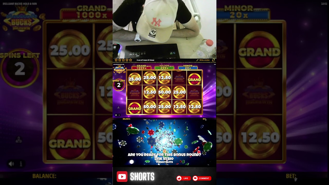 🎰 Bought bonus on Brilliant Bucks Hold & Win #slots #888