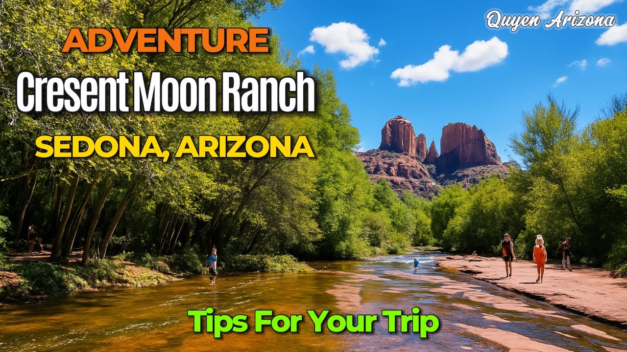 Explore Crescent Moon Ranch, Sedona Arizona | Drone view, Picnic, Hiking