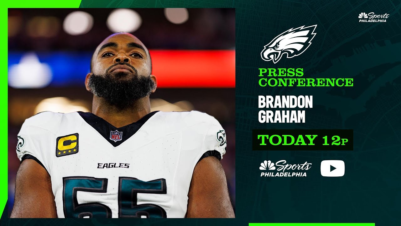Brandon Graham Eagles retirement press conference  | Today at 12pm
