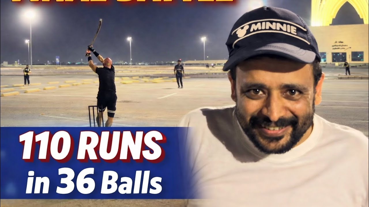 Final Battle 110 Runs In Just 36 Balls 🏏  | Beautiful Place Street Cricket Jeddah 😍💯💯