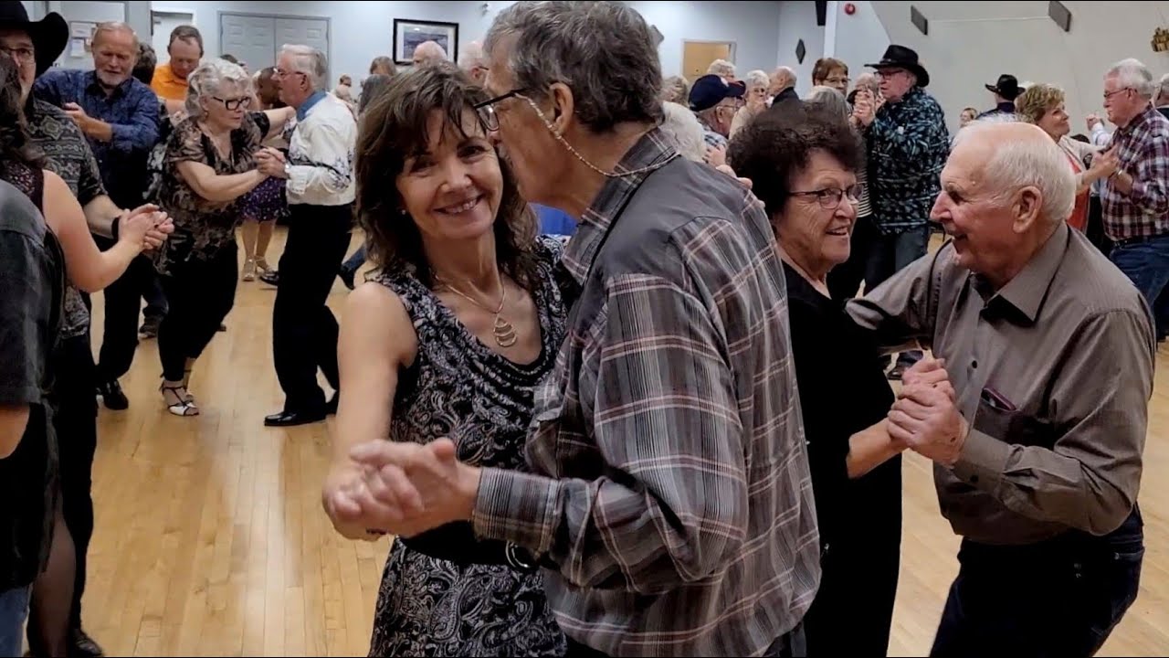 Feb 25 2024. Dancing During a Snow Storm. Roger Roy and Wayne Felske in Busby