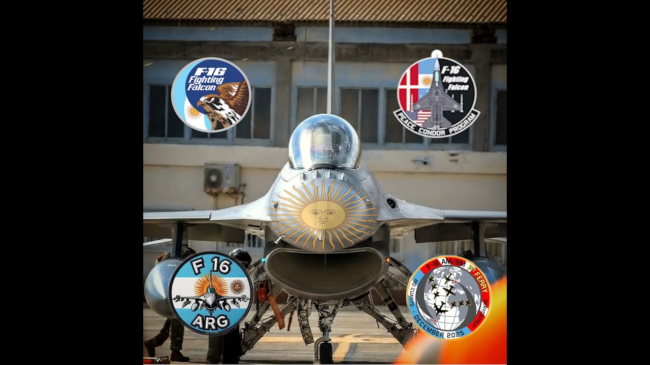 Fuerza Aerea Argentina F-16 "Fighting Falcon" Sobre Vuelan Buenos Aires/La Nueva Era!
