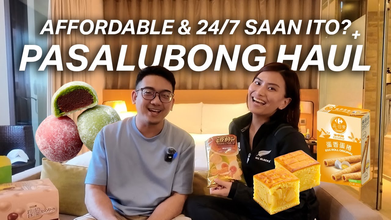 Pasalubong shopping in Taiwan | Carrefour finds and our haul
