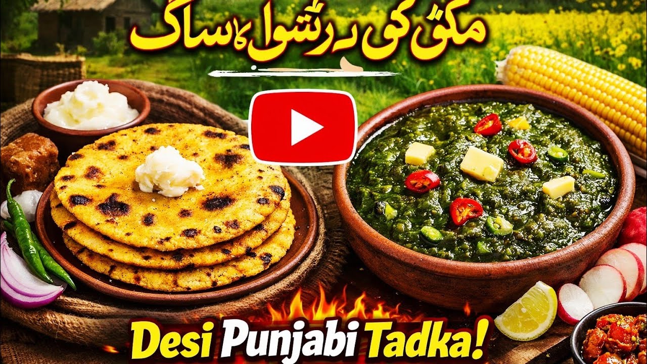 Sardi Ka Special ❄️ Makai Ki Roti Aur Sarson Ka Saag | Desi Village Food Kiran family vlog 