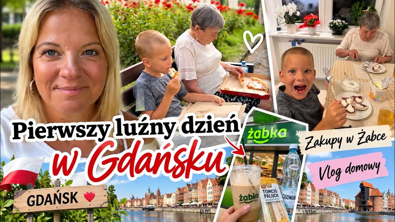 PIERWSZY DZIEŃ W GDAŃSKU | PEŁEN LUZ | ZAKUPY W ŻABCE I NIE TYLKO | WIECZ&Oacute;R W DOMU | VLOG POLSKA