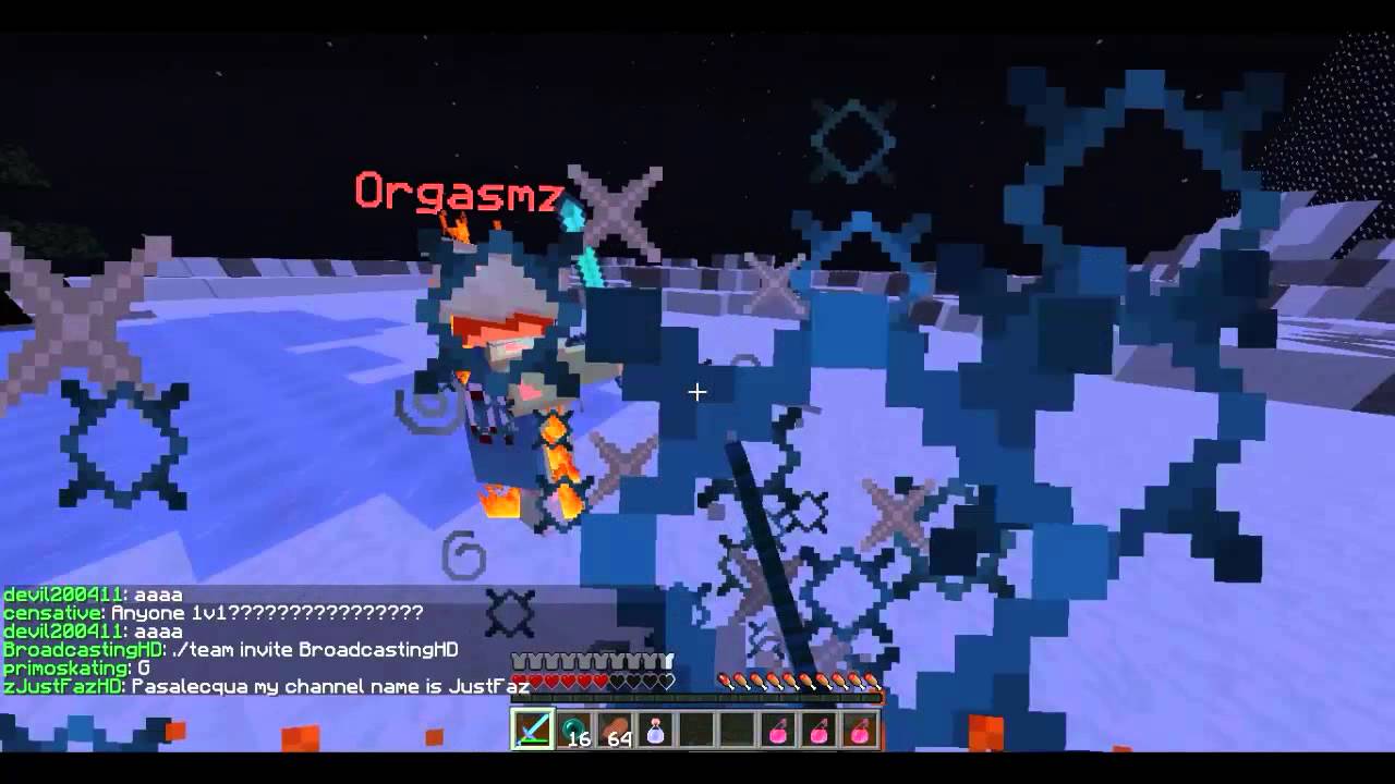 Minecraft Team PVP: w/GamesTube 3 vs 5!