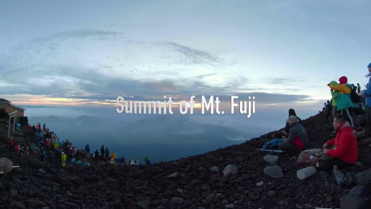 Summit of Mt. Fuji - GoPro Fusion 360° VR - July 2018