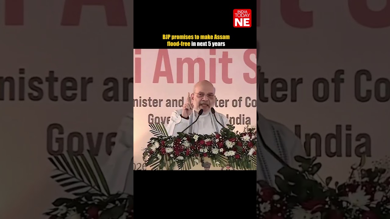 Партия BJP обещает избавить Ассам от наводнений в течение следующих 5 лет.