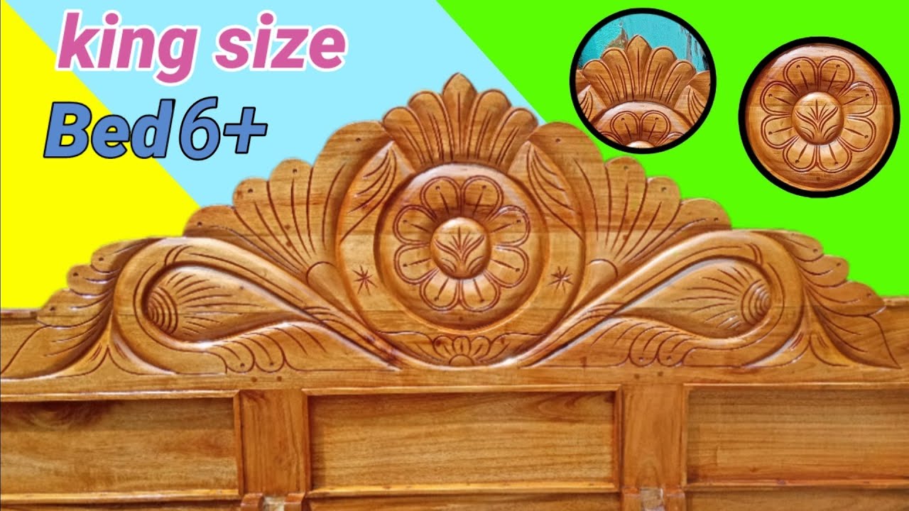 2025 latest 6+ wooden bed design ||double bed design || king size bed design
