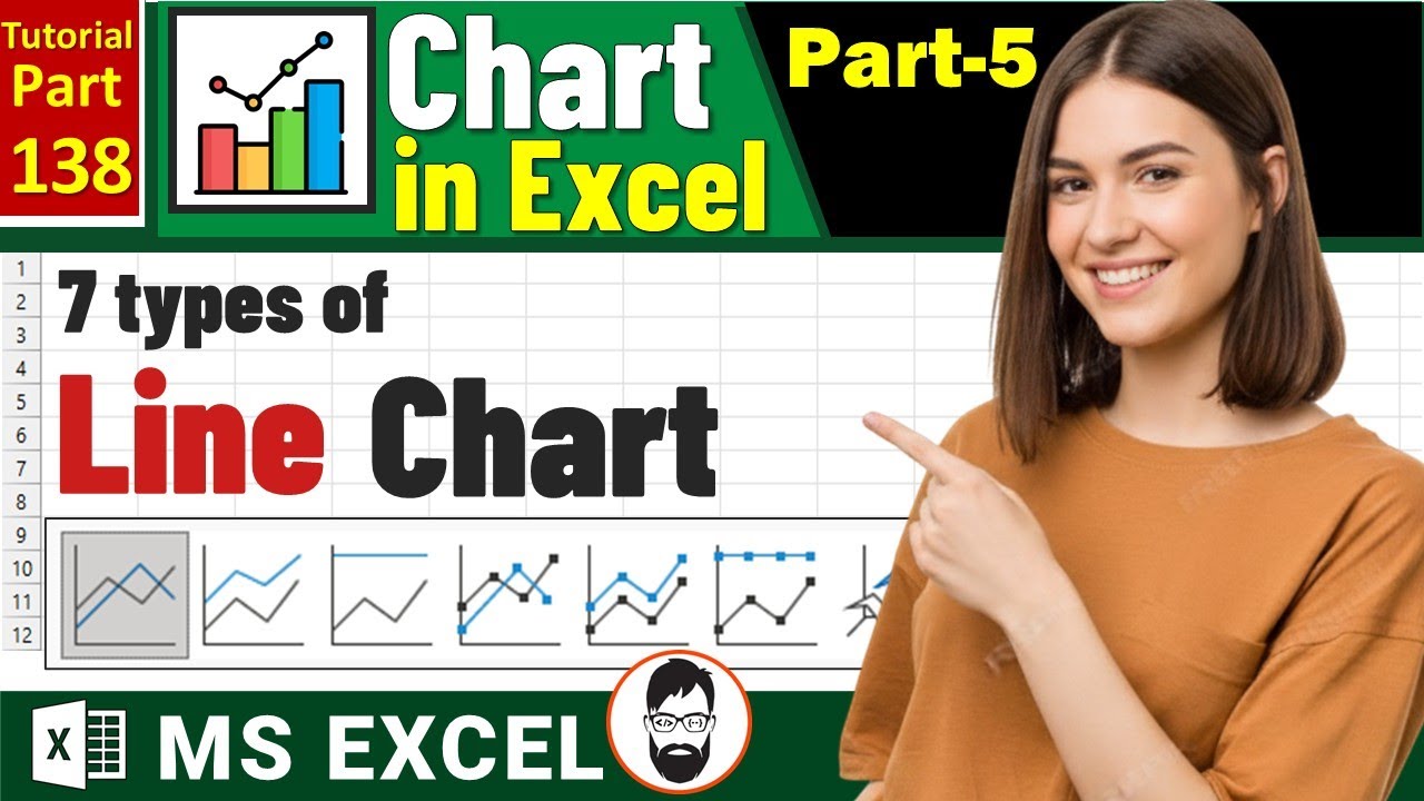 MS-EXCEL-138-Line Chart in Excel 💡 Learn All 7 Line Chart Types Step-by-Step | Free Excel Tutorial