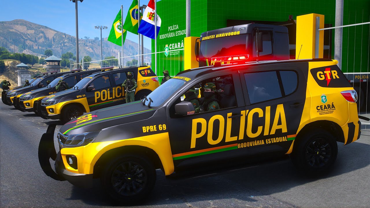 ABORDAGEN DO GRUPO TÁTICO RODOVIÁRIO GTR PMCE | GTA 5 POLICIAL