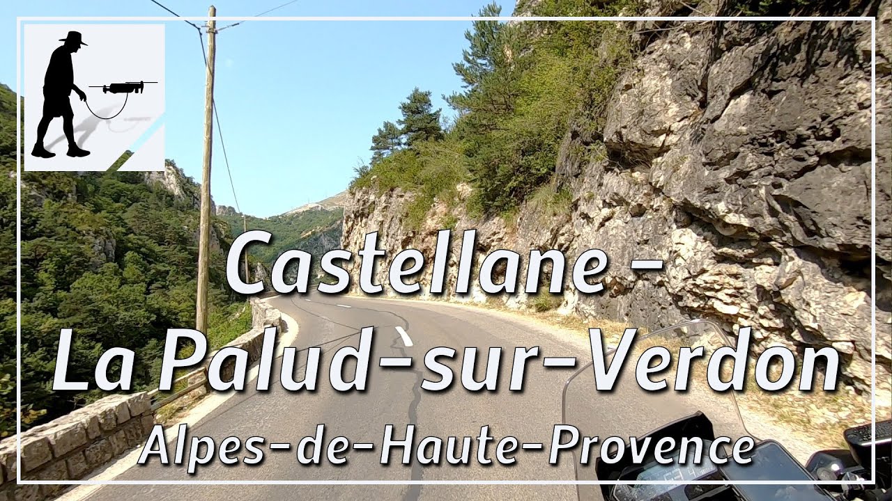 Castellane - La Palud-sur-Verdon, Balcony Road D952, Alpes-de-Haute-Provence, France - by motorcycle