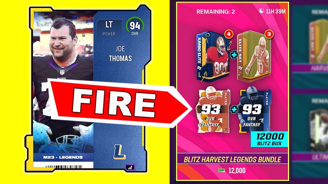 I PULLED THE BEST LEGENDS! BLITZ SPECIAL LEGENDS BUNDLE! Madden 23 Pack Opening