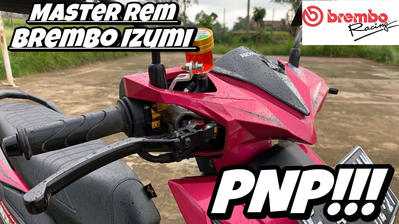 Memasang master rem brembo izumi di beat new