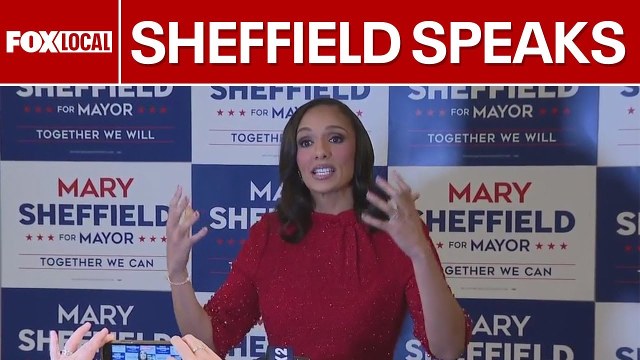 Detroit's mayor-elect Mary Sheffield speaks after projected win
