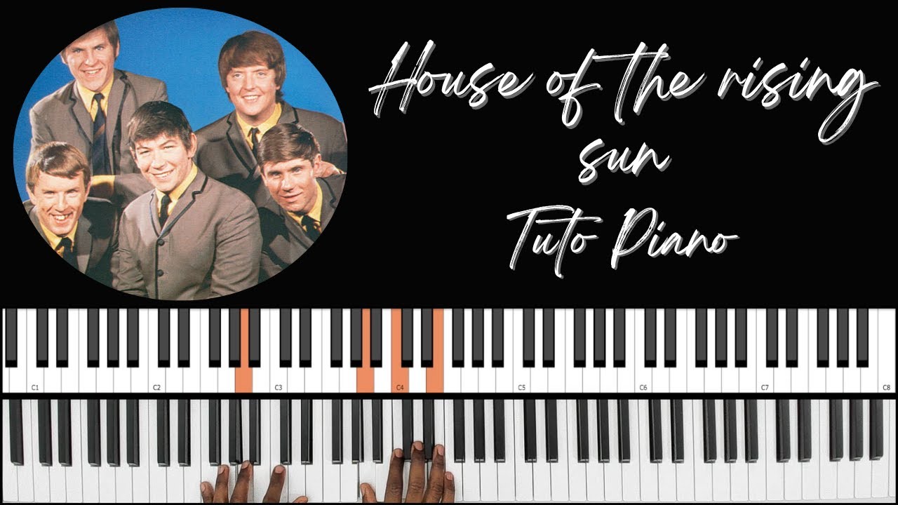 The Animals - HOUSE OF THE RISING SUN (EASY Piano Tutorial)